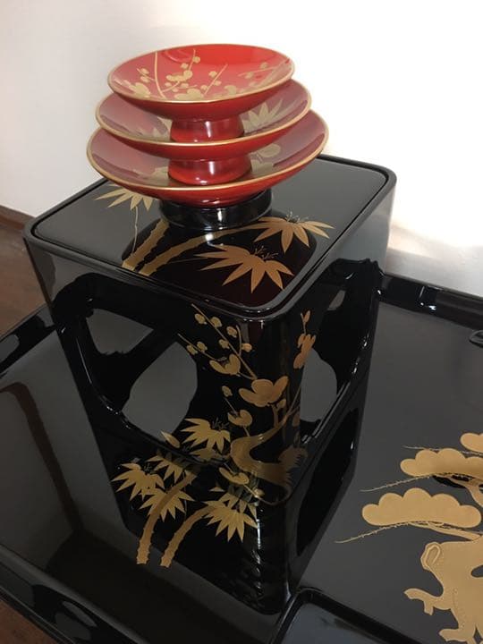 輪島塗り 重箱 屠蘇器豪華セット 蔵出し