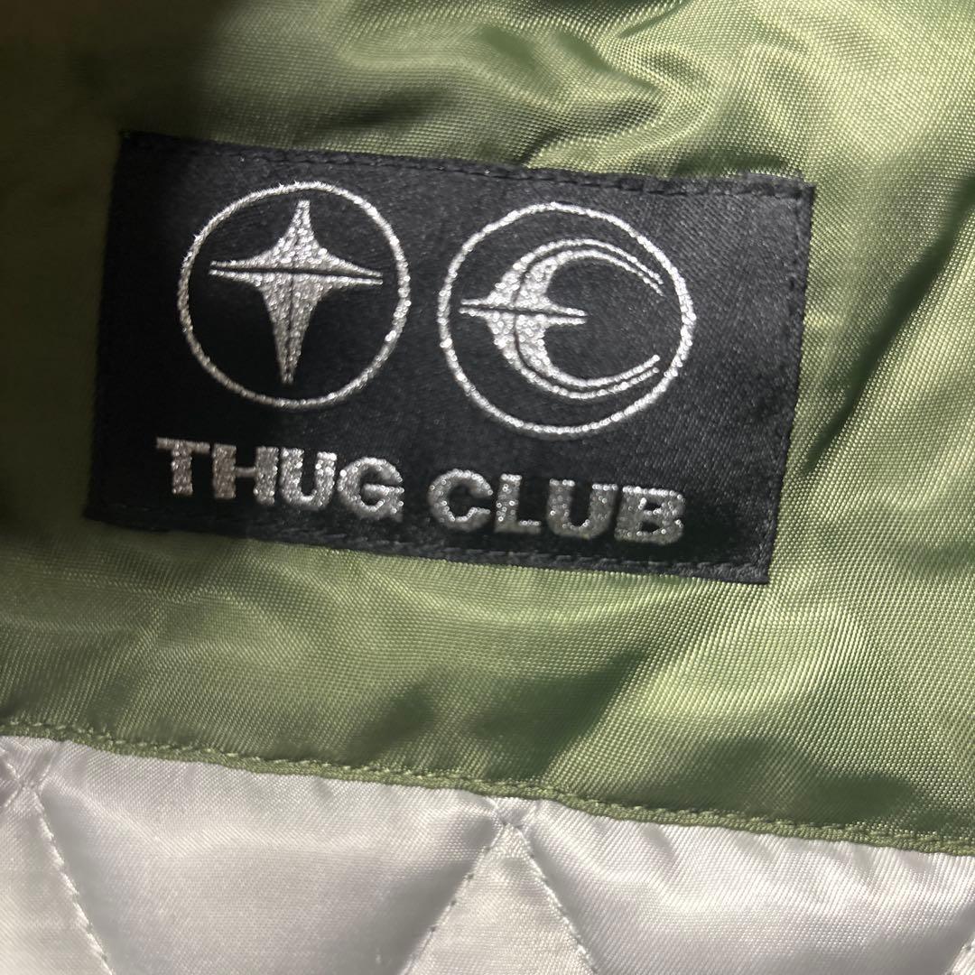 Thug club サグクラブ MA-1 カーキ　（希少）