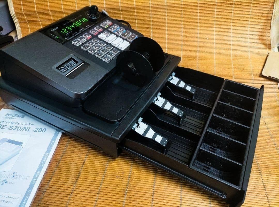 カシオレジスター　SE-S20/NL200　人気機種　送料無料　101101