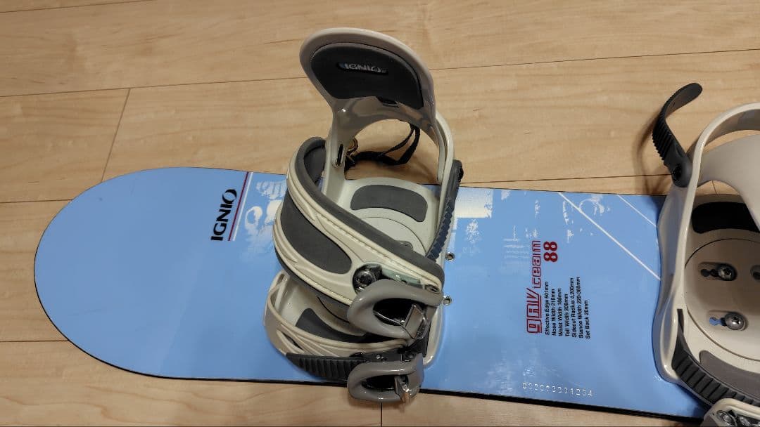IGNIO スノーボード 88 バインディング・Headブーツ付き