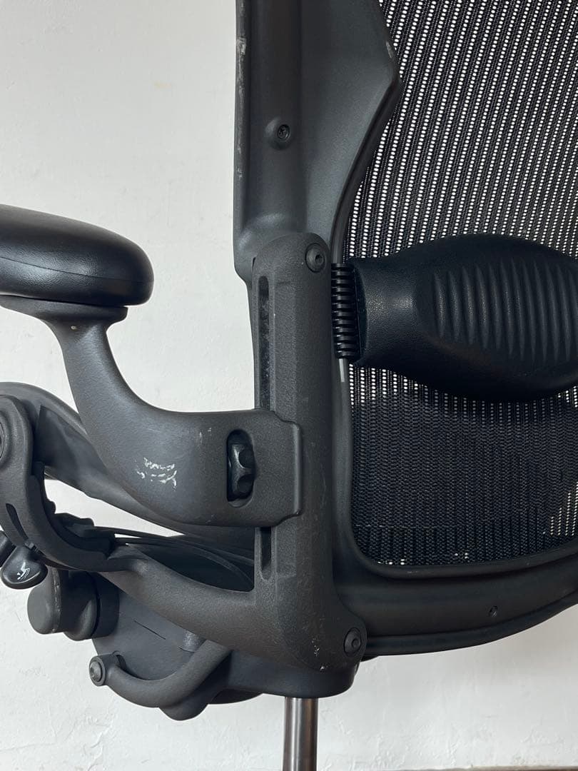 ハーマンミラー アーロンチェア Bサイズ フル装備 ランボーサポート