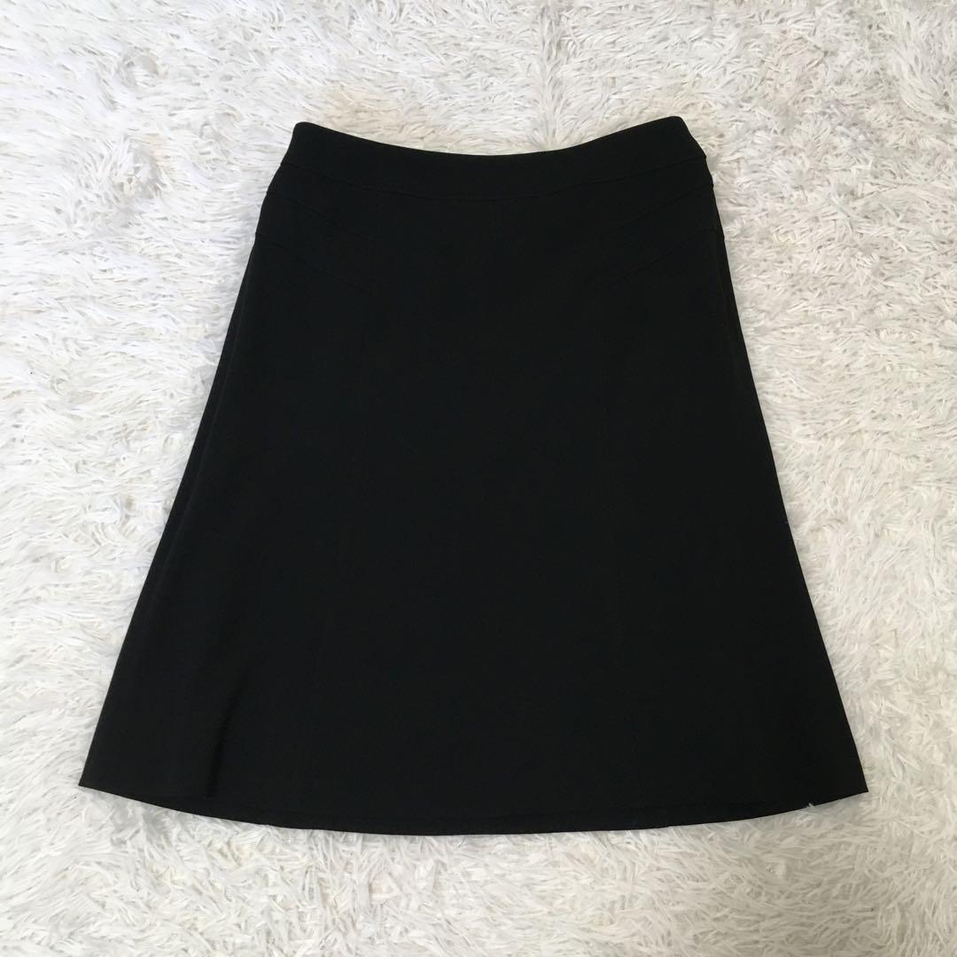 美品　23区　スリーピース　ジャケット　パンツ　スカート　ブラック　サイズL