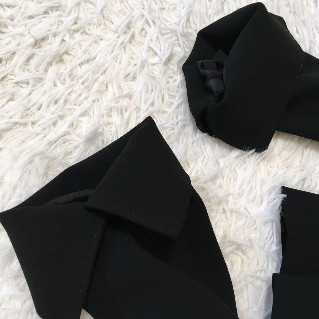 美品　23区　スリーピース　ジャケット　パンツ　スカート　ブラック　サイズL