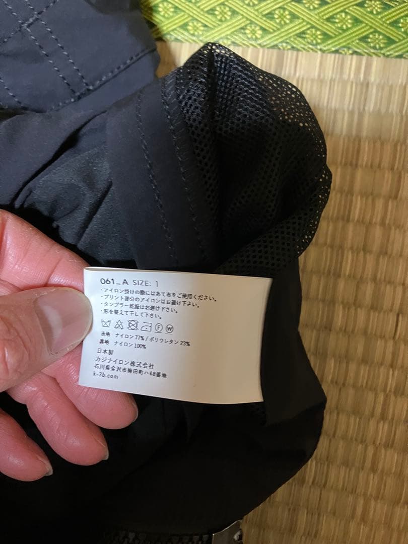 試着程度k3b ナイロンストレッチma-1 サイズ1