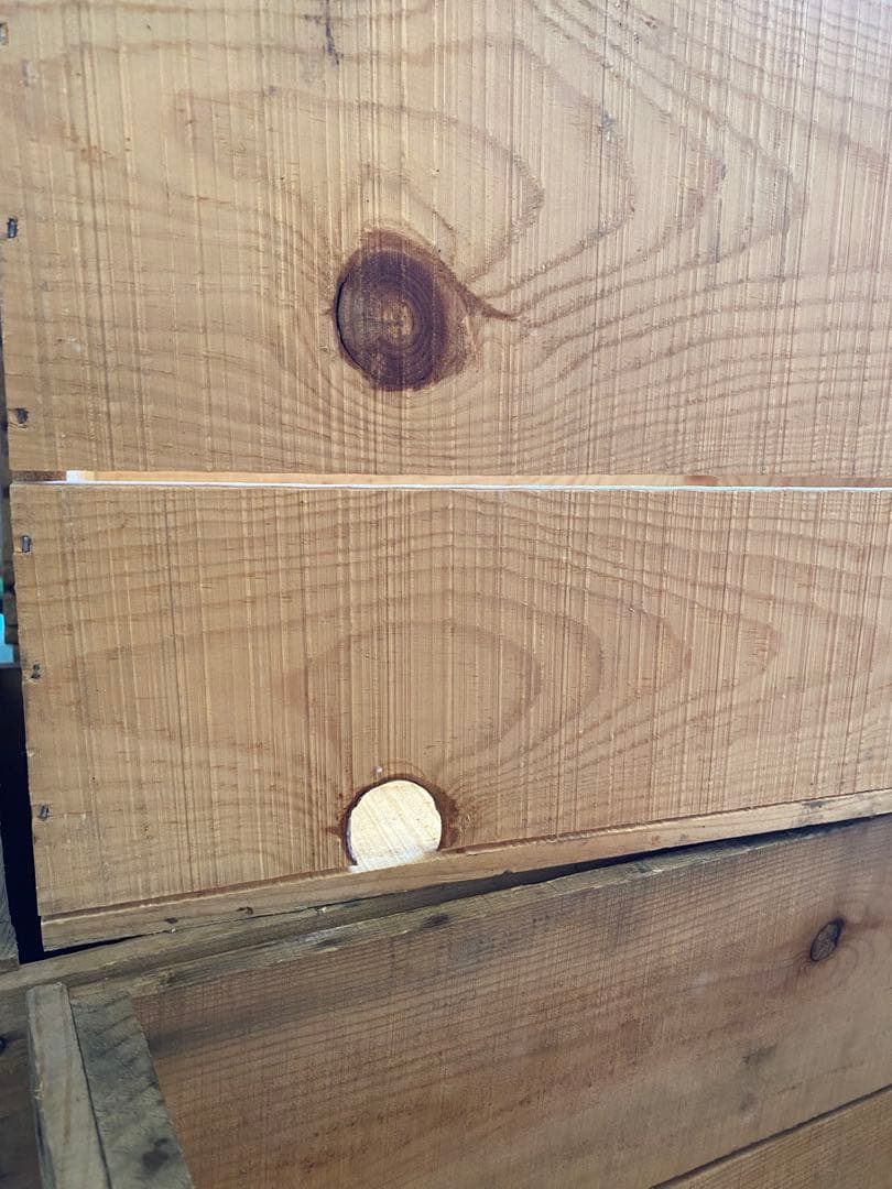 【Bランク】りんご箱10箱1セット USED 中古品　ビンテージ風 古箱