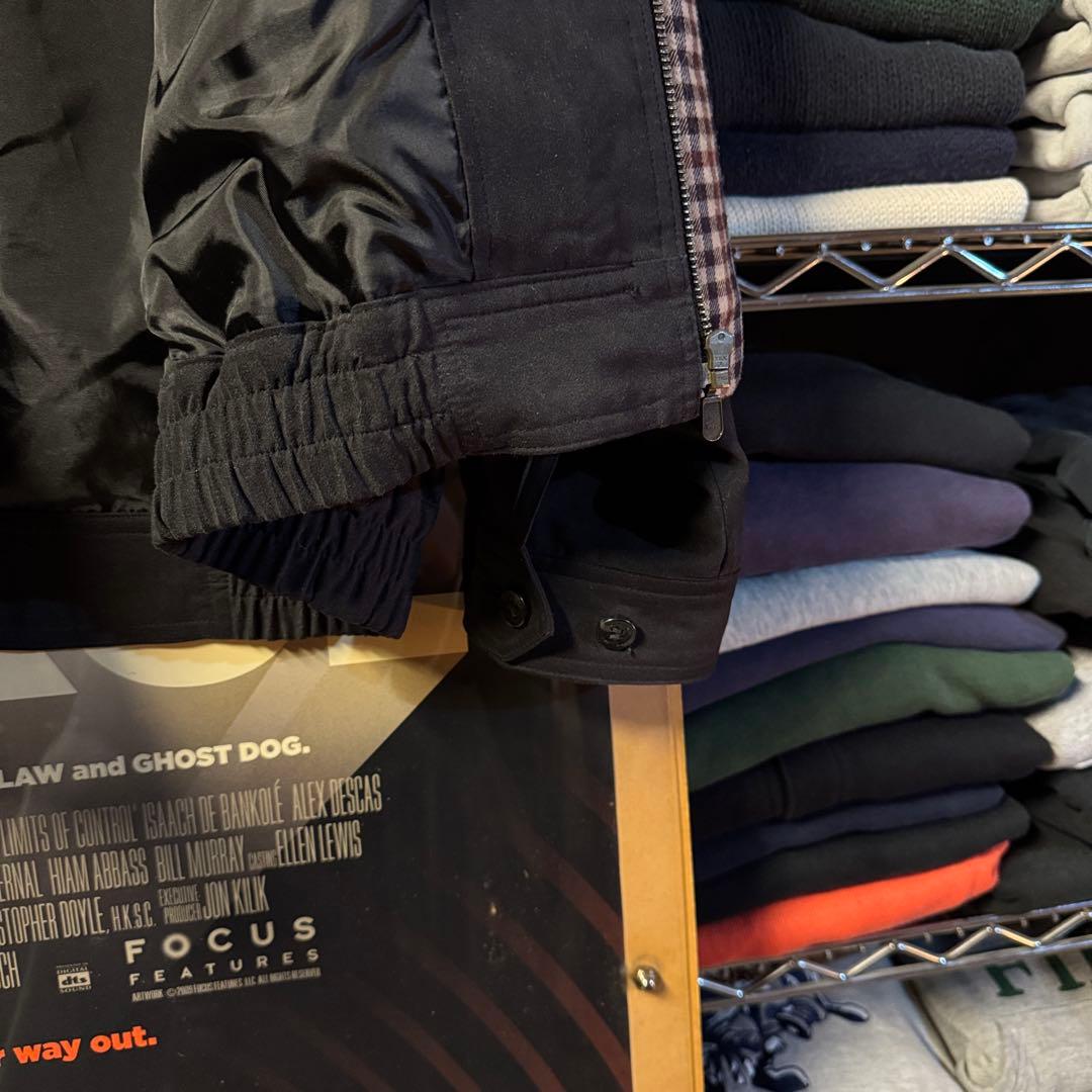 LYLE&SCOTT スウィングトップ ハリントンジャケット 黒 短丈