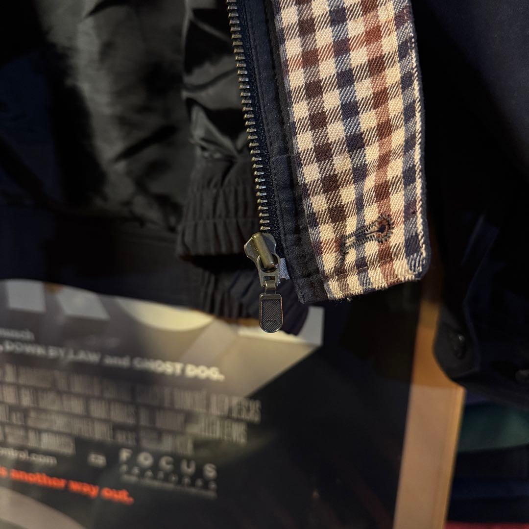 LYLE&SCOTT スウィングトップ ハリントンジャケット 黒 短丈