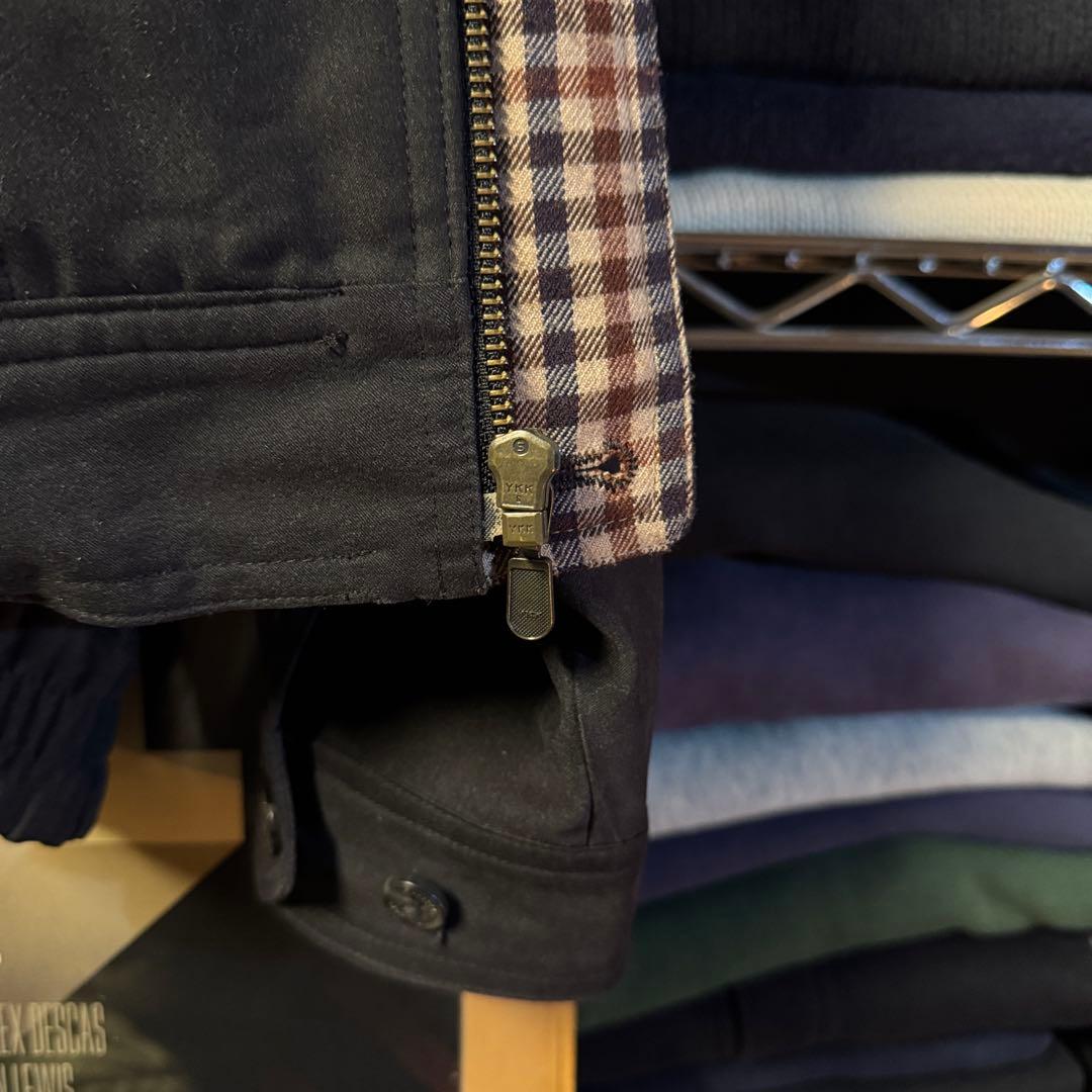 LYLE&SCOTT スウィングトップ ハリントンジャケット 黒 短丈