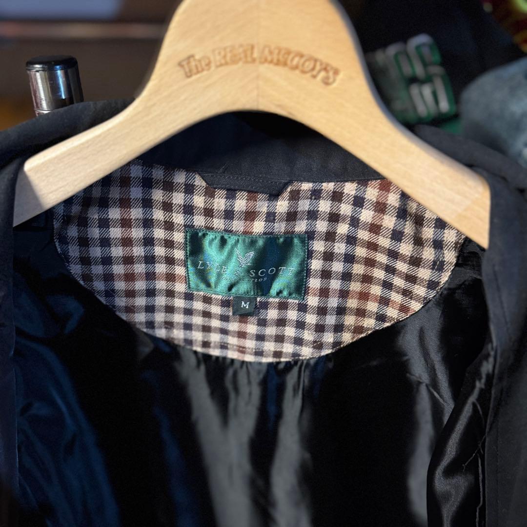 LYLE&SCOTT スウィングトップ ハリントンジャケット 黒 短丈