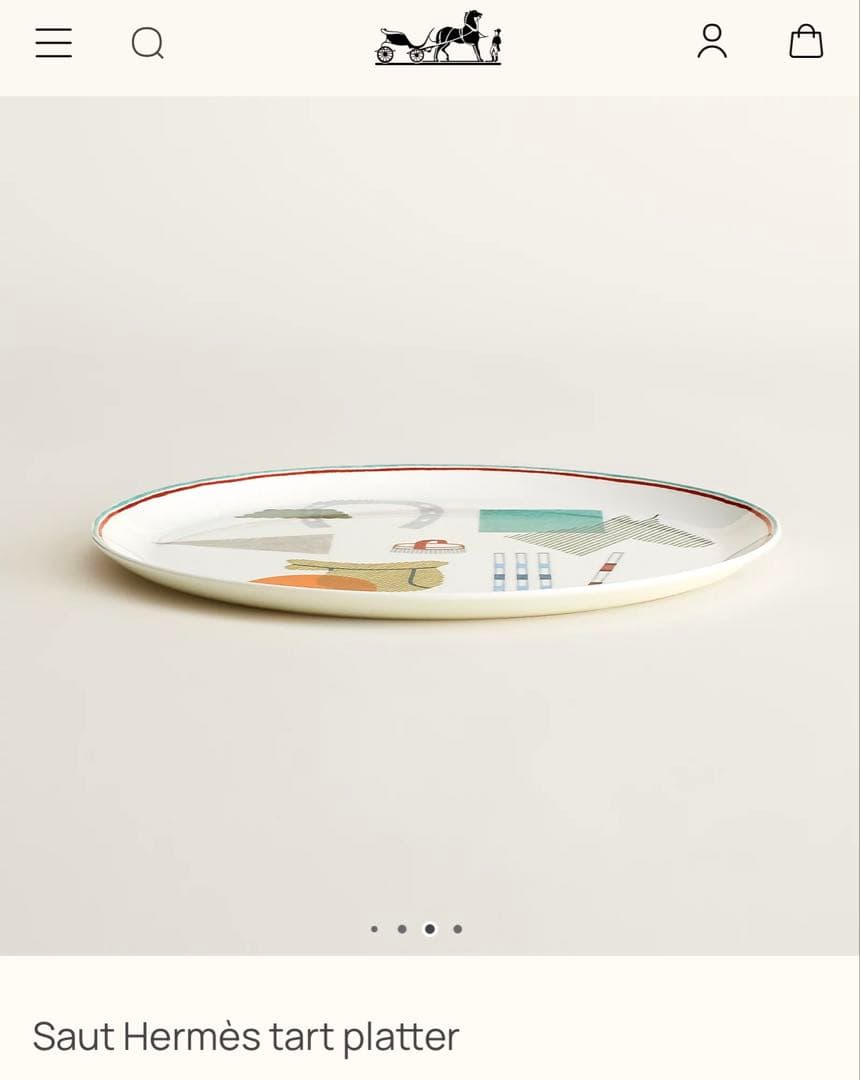 エルメス　タルトプラッター〈ソー•エルメス〉