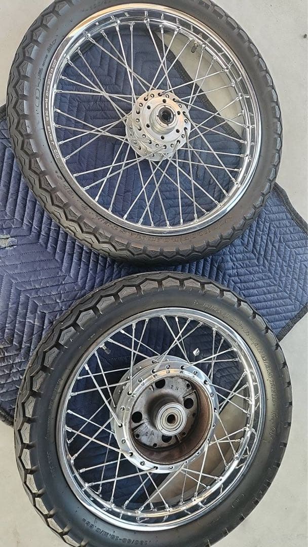 CB750FOUR K4純正前後ホイール