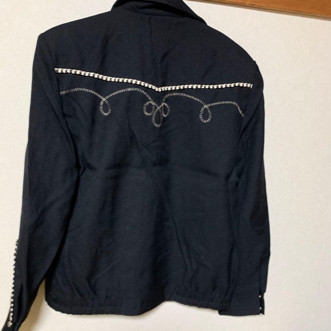 早い者ガチ！最終価格！人気 復刻ウェスタンジャケット(Ｌサイズ)BK(未使用品)