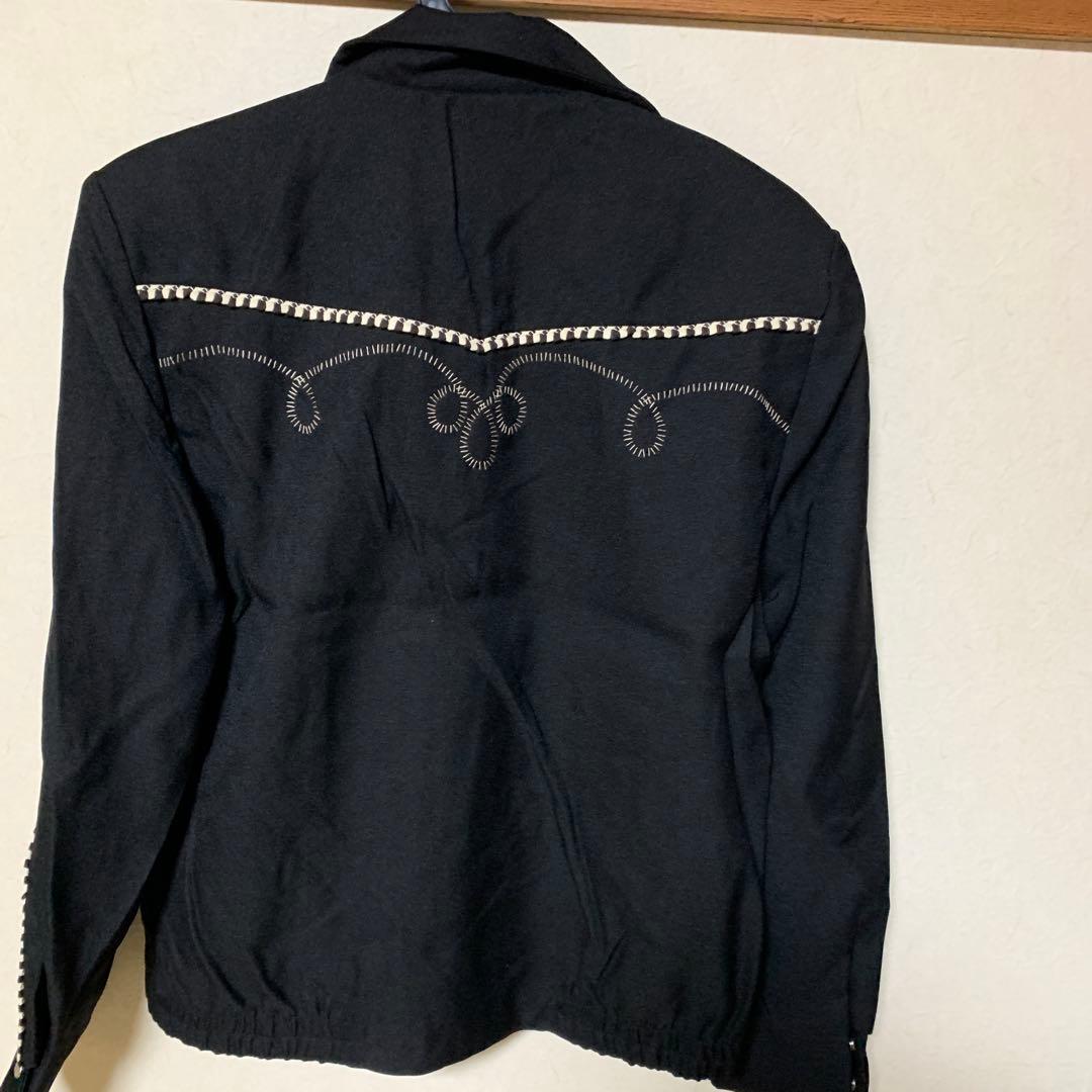 早い者ガチ！最終価格！人気 復刻ウェスタンジャケット(Ｌサイズ)BK(未使用品)