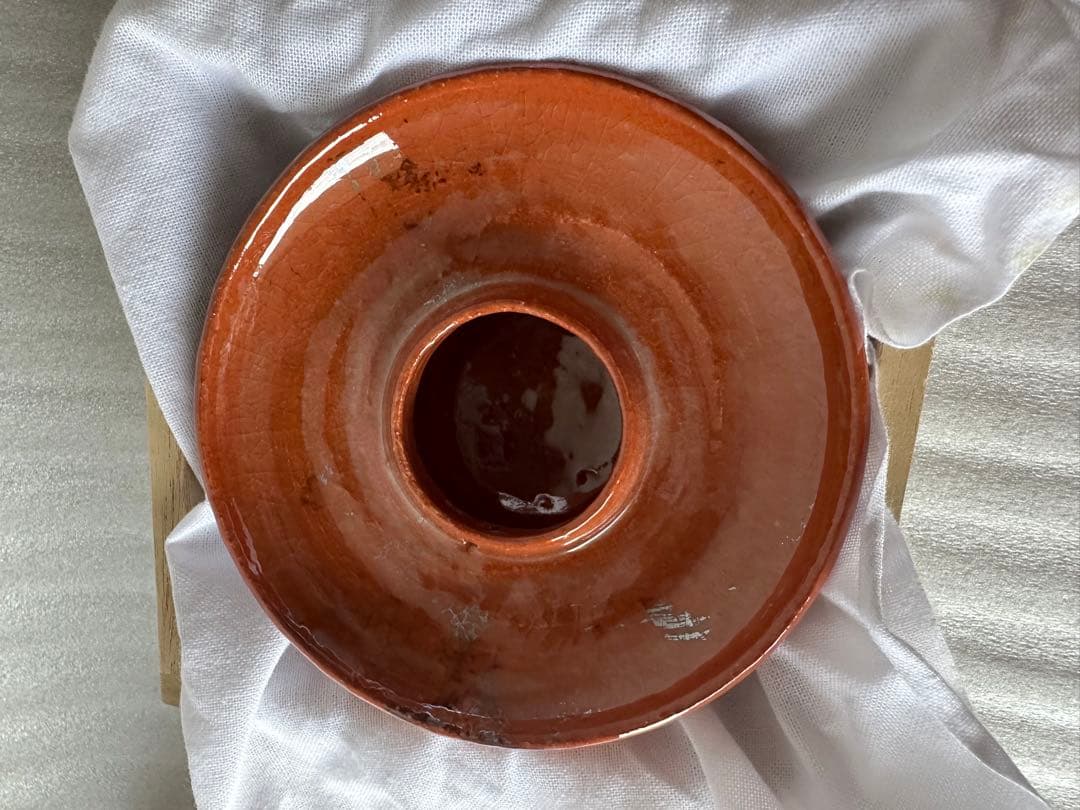 天目台 二代 玉藻 赤楽