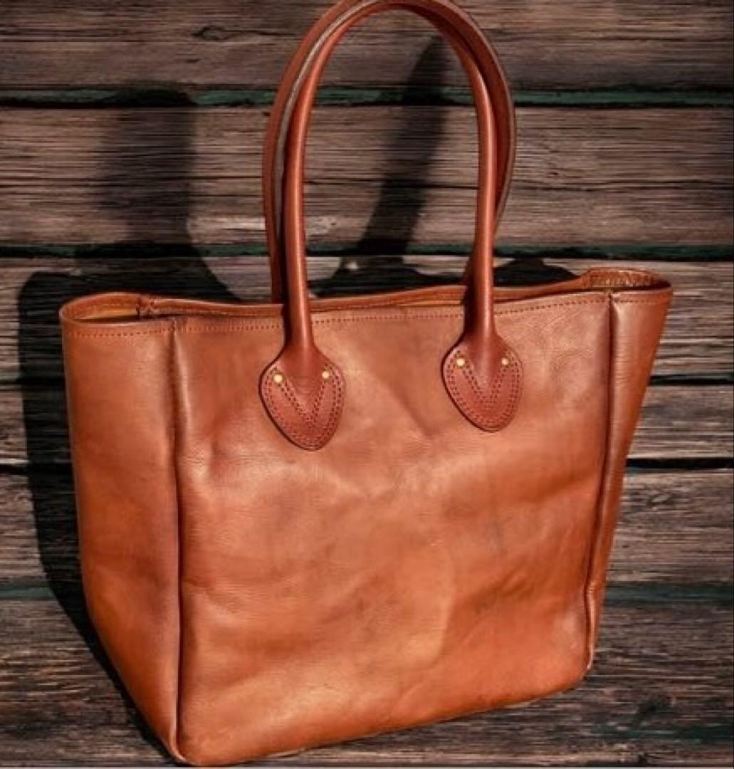 【希少】vasco ヴァスコ レザー トートバッグ ブラウン 新品だと在庫なし