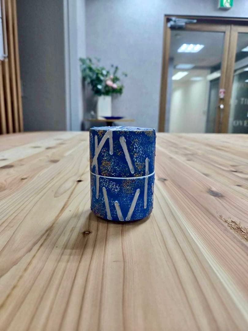 【有田焼】茶筒型蓋物　3点