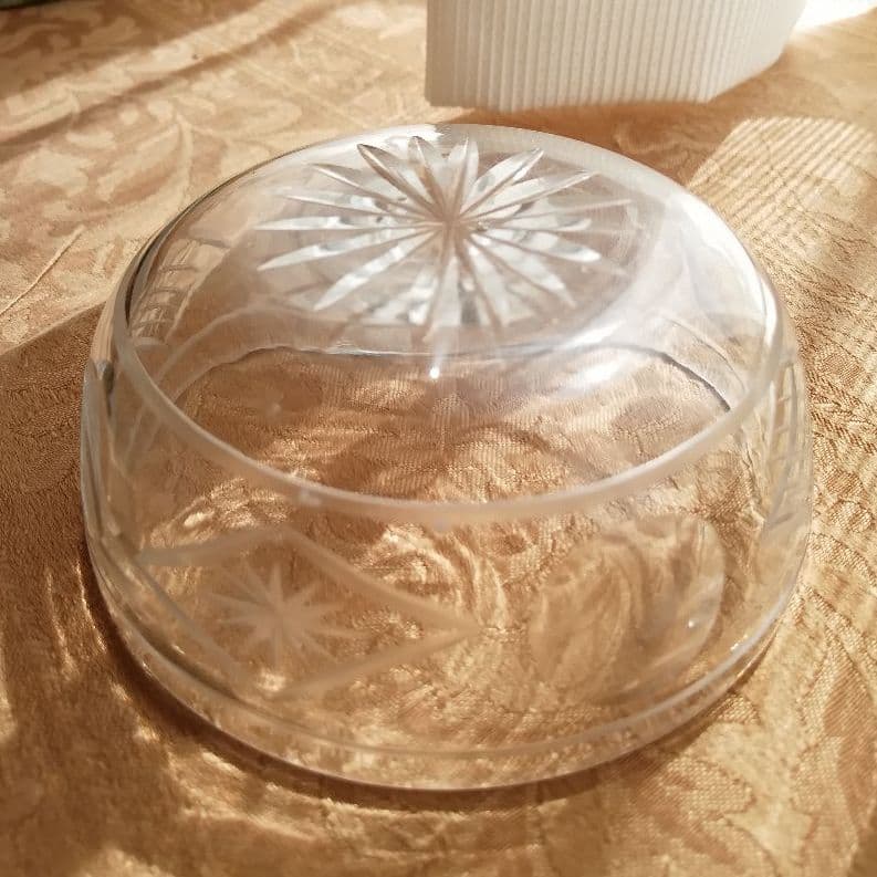 吹きガラス　カットガラス　小鉢