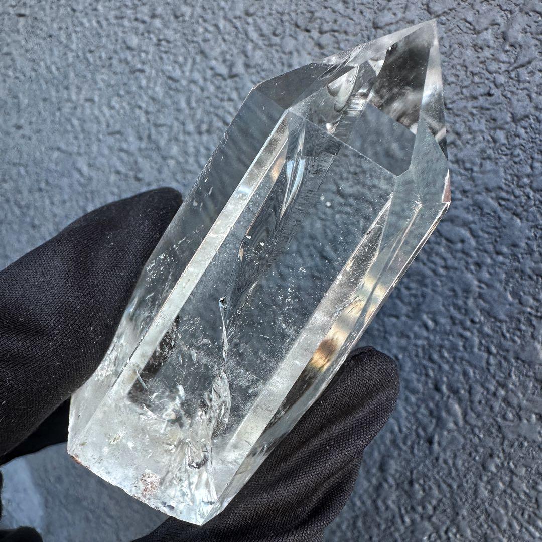 高透明度❗️レインボー☆ヒマラヤ ブルーエンジェルラダークォーツ六角柱A1156