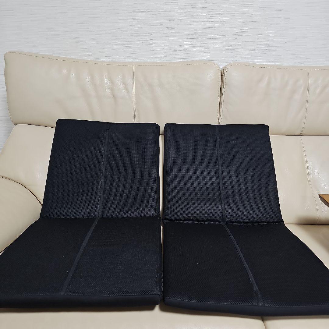 エアウィーヴ 座 クッション 背もたれ付き 高反発 硬め (2セットまとめ売り)