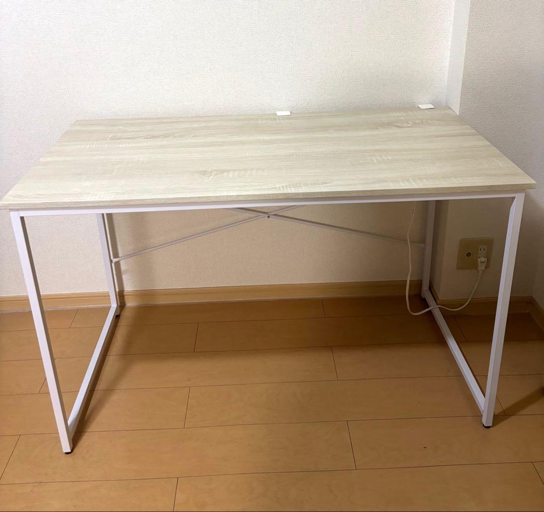 ホワイトデスク 120cm x 60cm