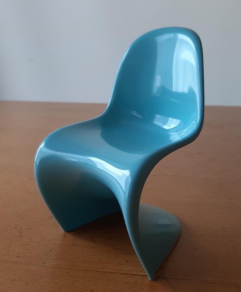 vitra ミニチュア パントンチェアー（サックスブルー）
