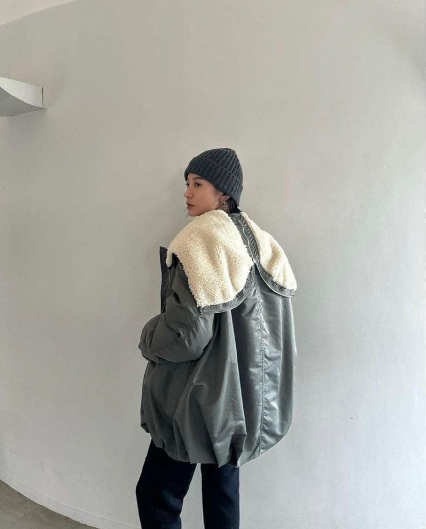 CLANE クラネ BALLOON HOODED N3B