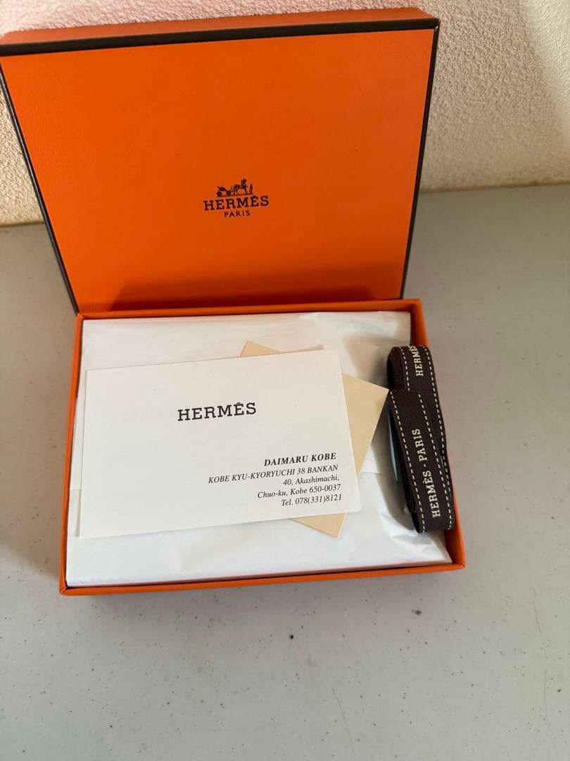 あり✨超美品✨HERMES べアンコンパクト ブラック 金具ゴールド