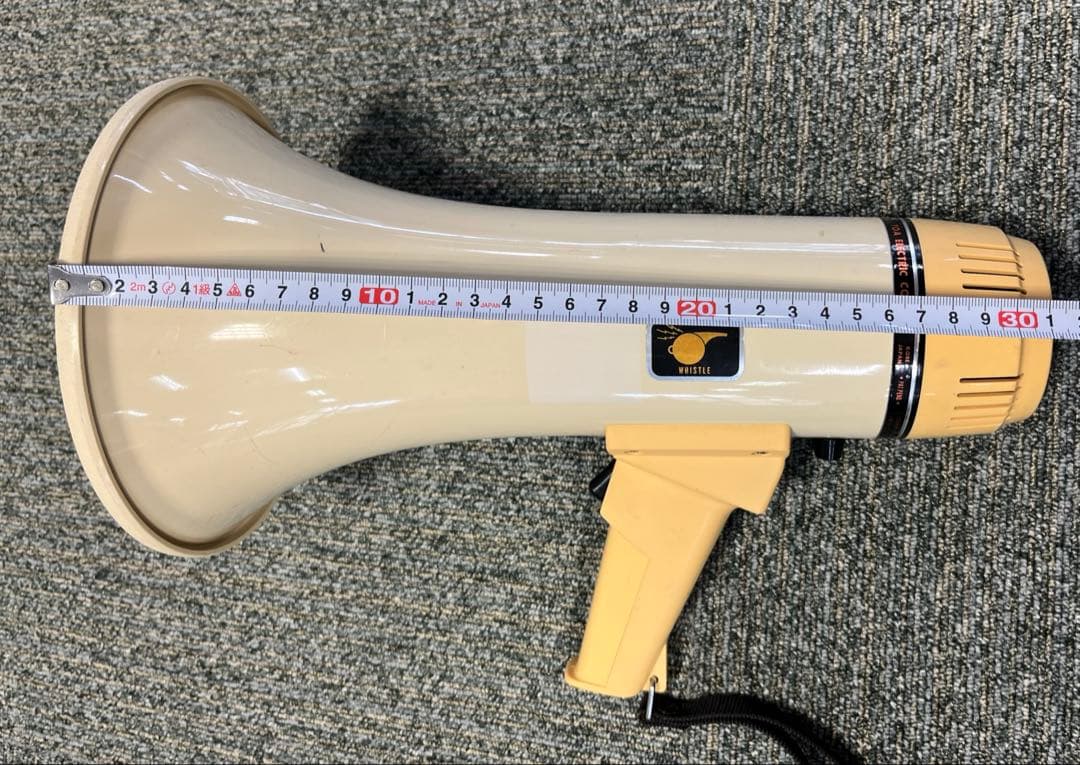 TOA 拡声器 ER-332W 白　トランジスタメガホン　昭和レトロ