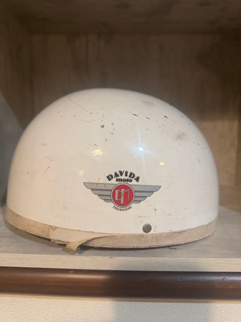 【希少】DAVIDA 半帽 半ヘル 英国製 ヘルメット