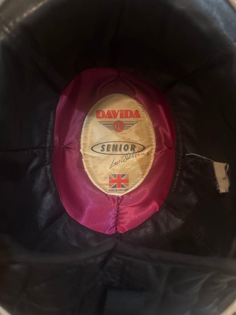 【希少】DAVIDA 半帽 半ヘル 英国製 ヘルメット