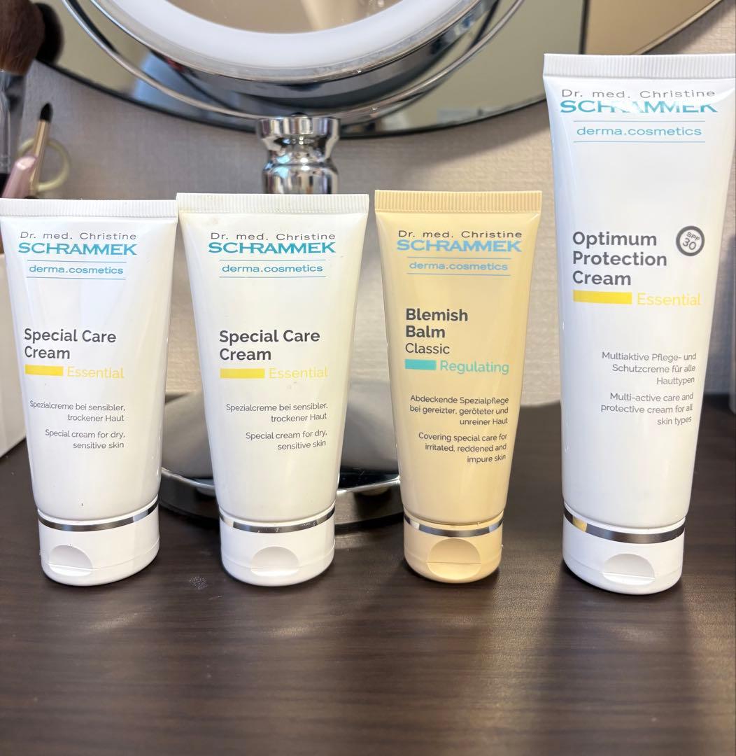 シュラメック フェイスクリームグリーンピール4点セット