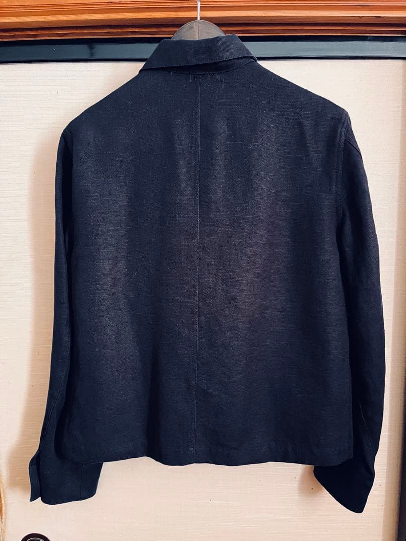 ジャケット・アウター LINEN CROPPED CHORE JACKET