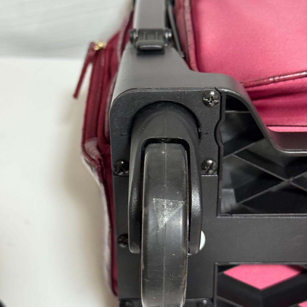 未使用⭐️SWANY スワニー キャリーバッグ キャリーカート クロコ 型押し