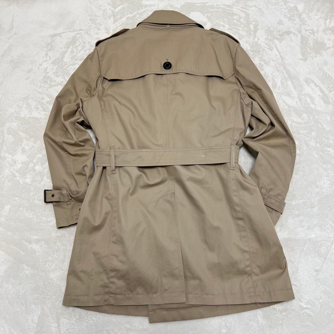 バーバリーブラックレーベルクレストブリッジ　トレンチコートベージュMライナー付き