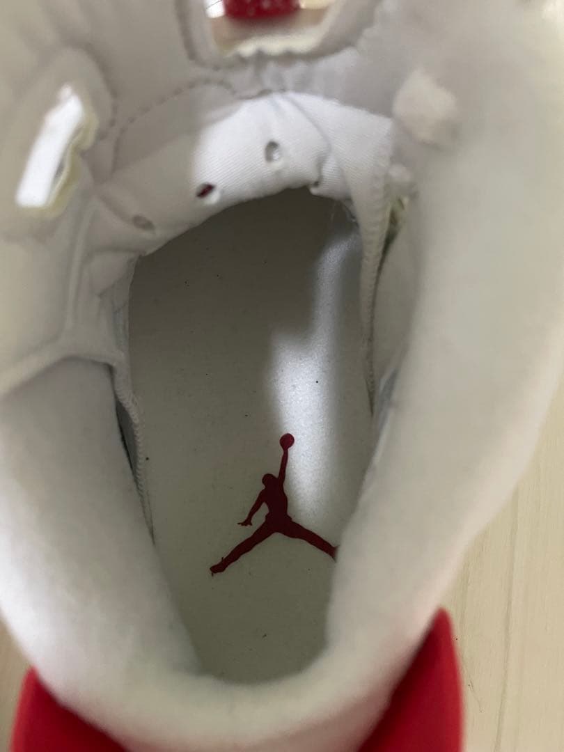 Air Jordan 6 ホワイト/レッド　23cm