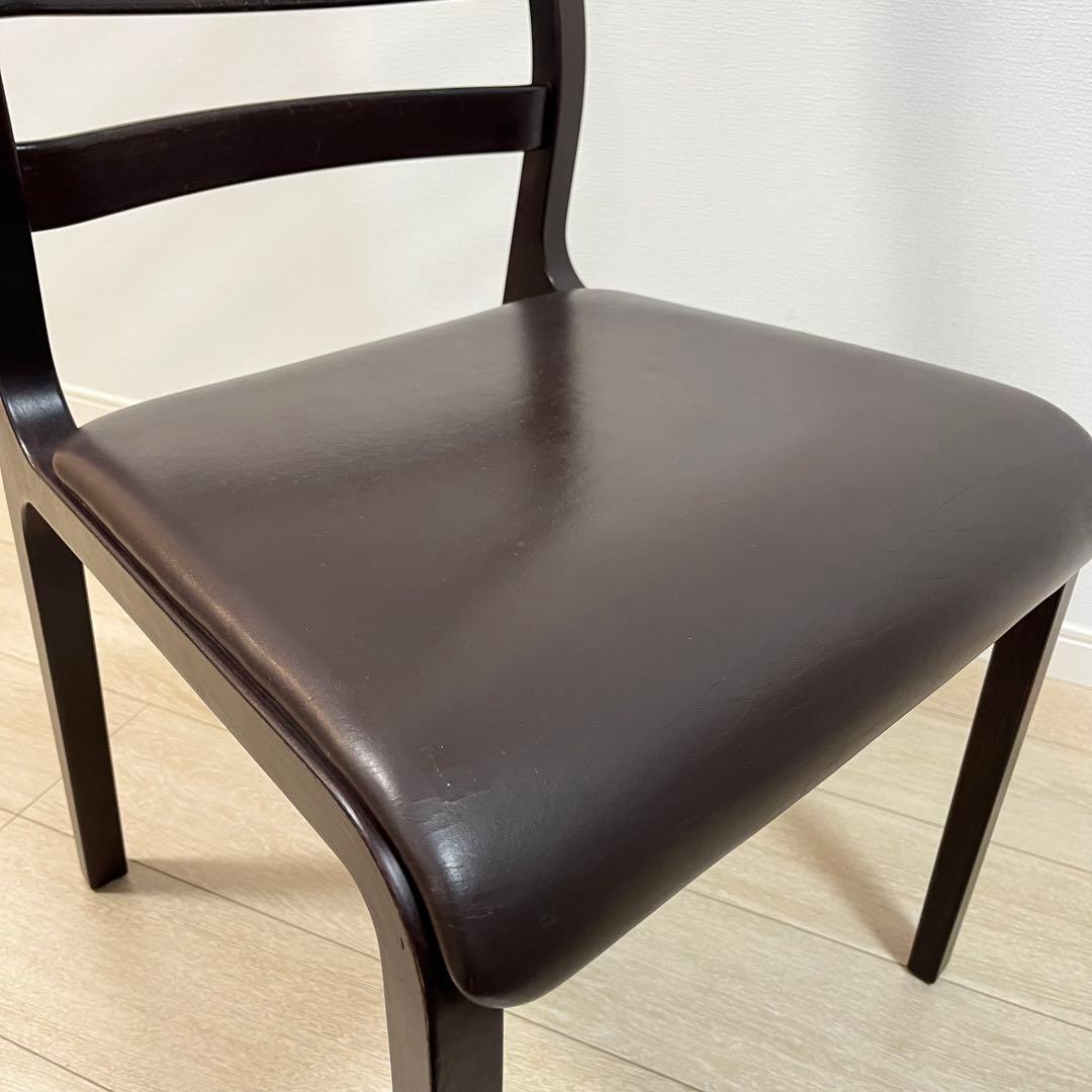 (て34)Tendo 天童木工 菅沢光政 ラダーバックチェア ダイニングチェア