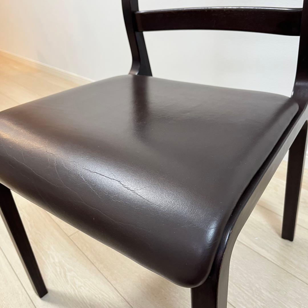 (て34)Tendo 天童木工 菅沢光政 ラダーバックチェア ダイニングチェア