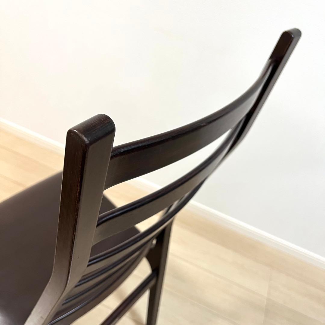 (て34)Tendo 天童木工 菅沢光政 ラダーバックチェア ダイニングチェア