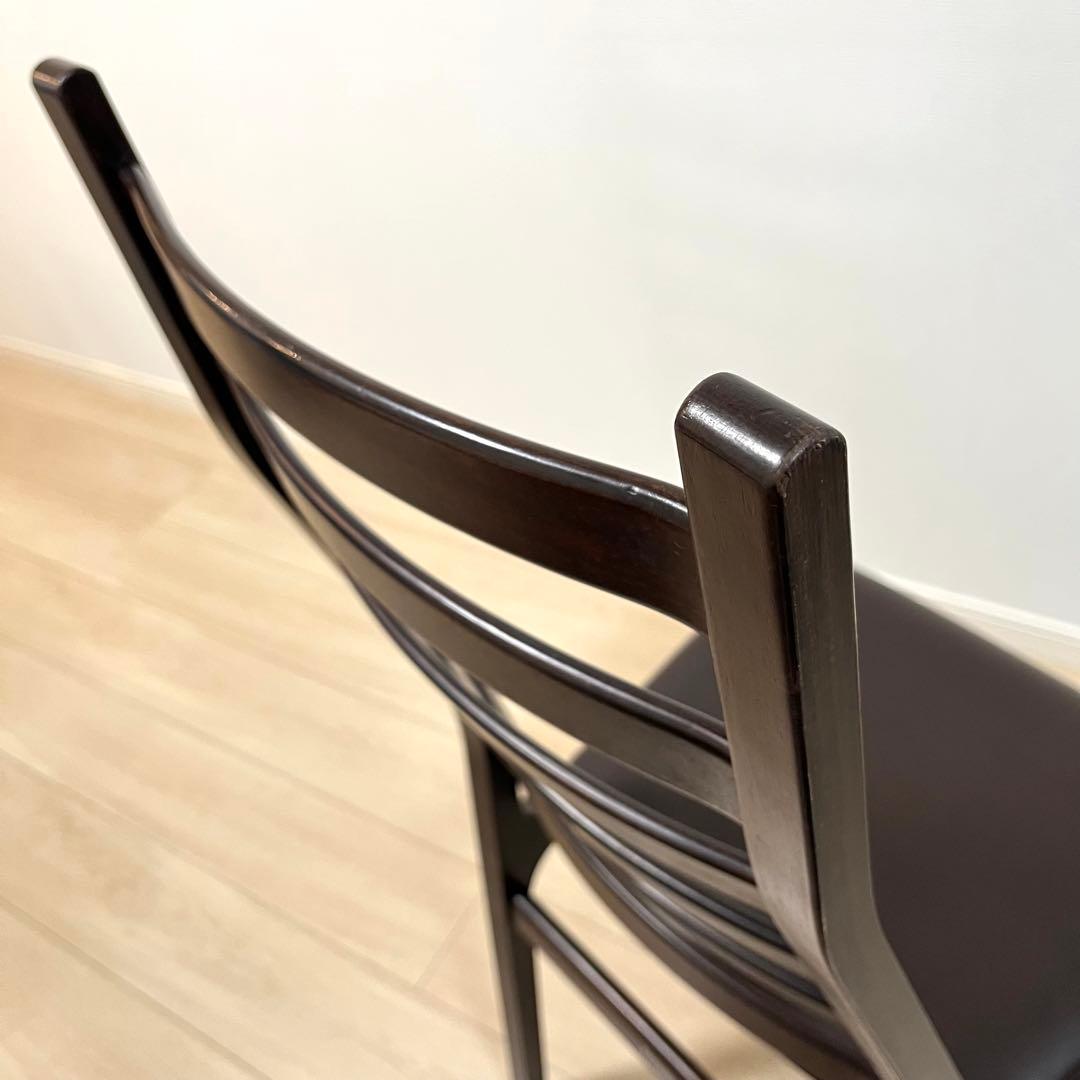 (て34)Tendo 天童木工 菅沢光政 ラダーバックチェア ダイニングチェア