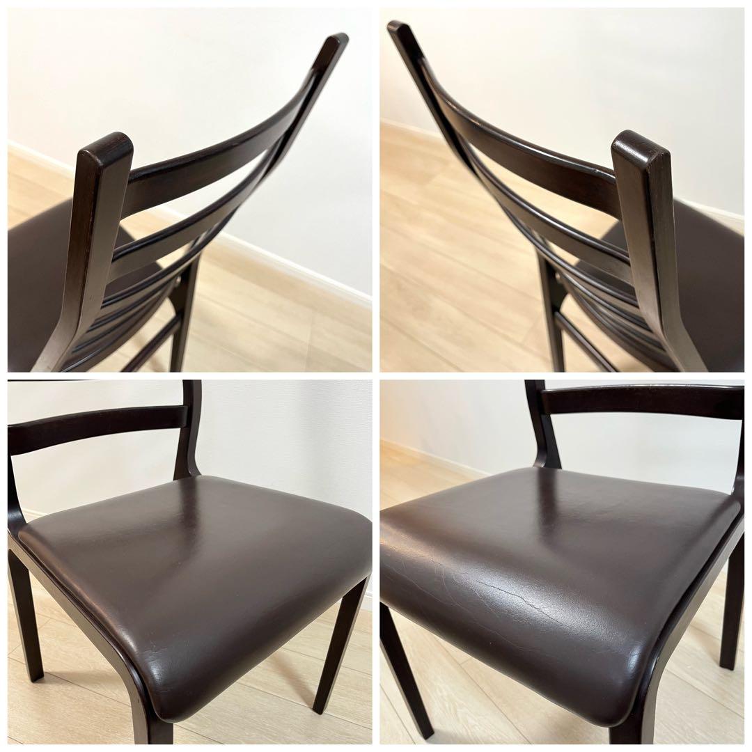 (て34)Tendo 天童木工 菅沢光政 ラダーバックチェア ダイニングチェア