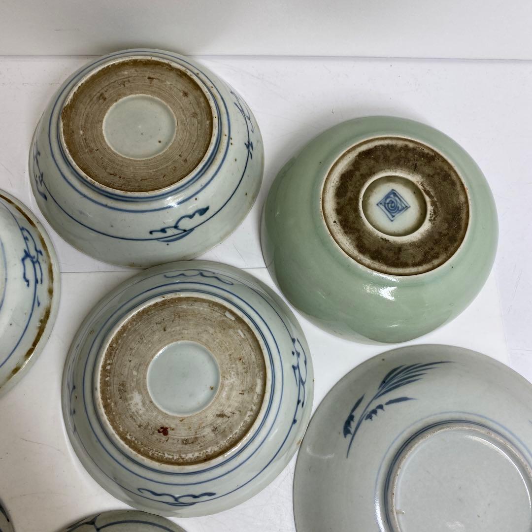 古伊万里　中皿色々　12枚　東さ8-0213③