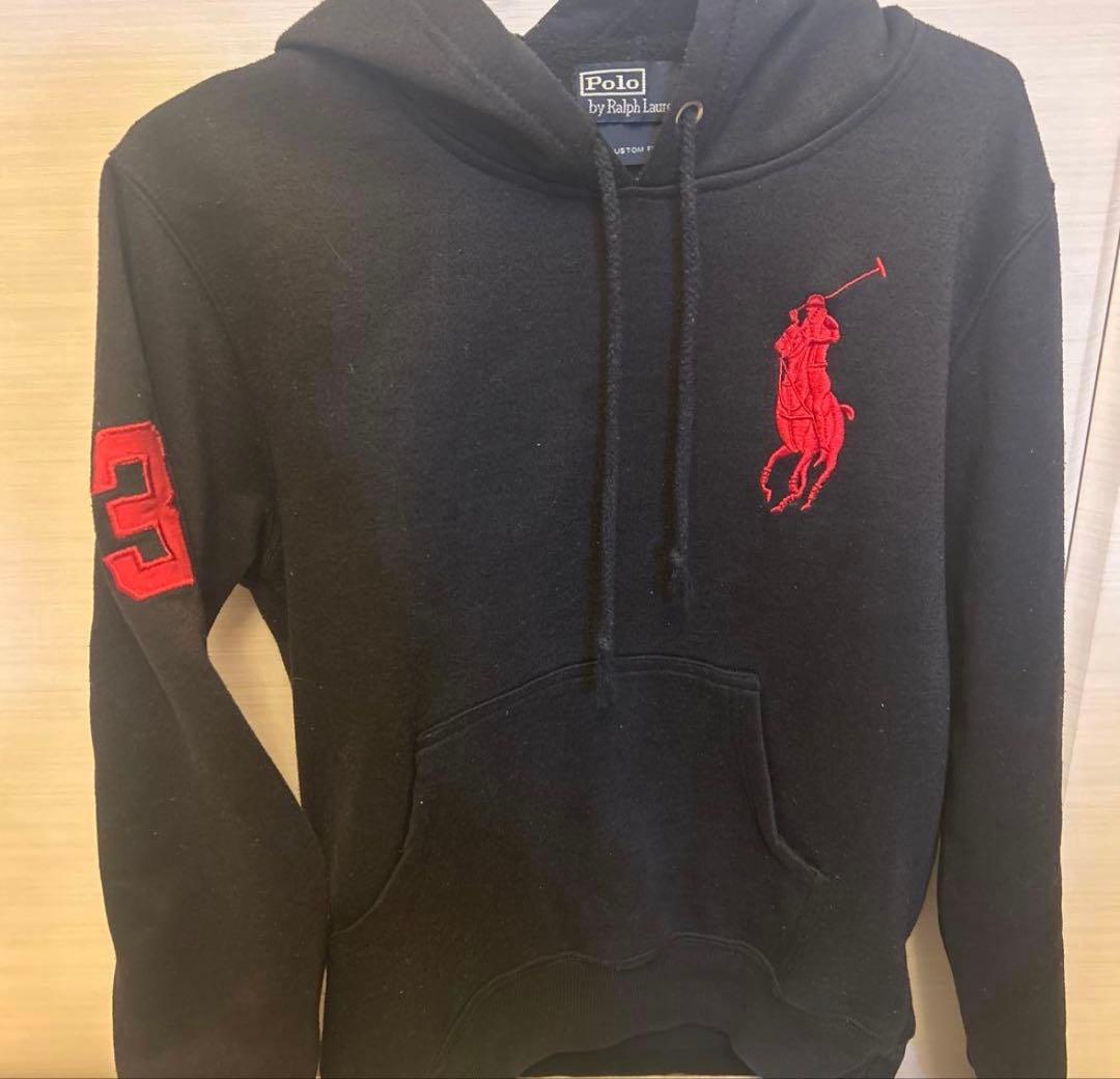 Polo by Ralph Lauren 黒 パーカー Sサイズ
