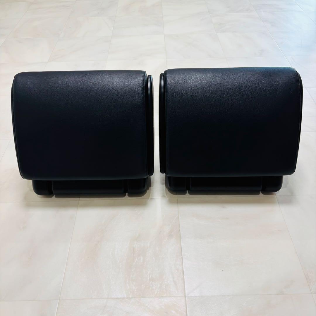 【美品】トヨタ純正 オットマン フットレスト 2個セット ブラック