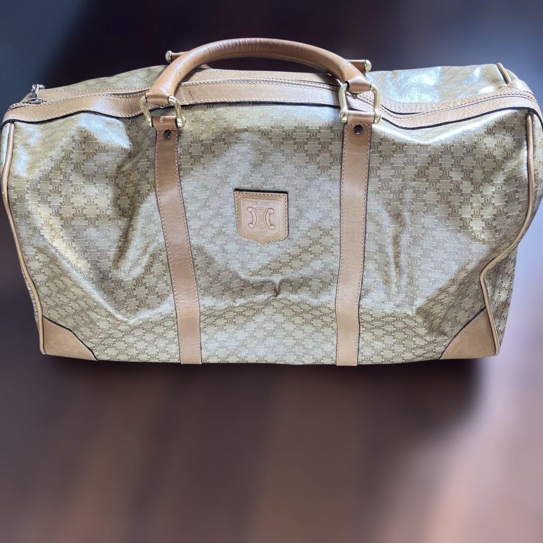 CELINE ボストンバッグ ベージュ