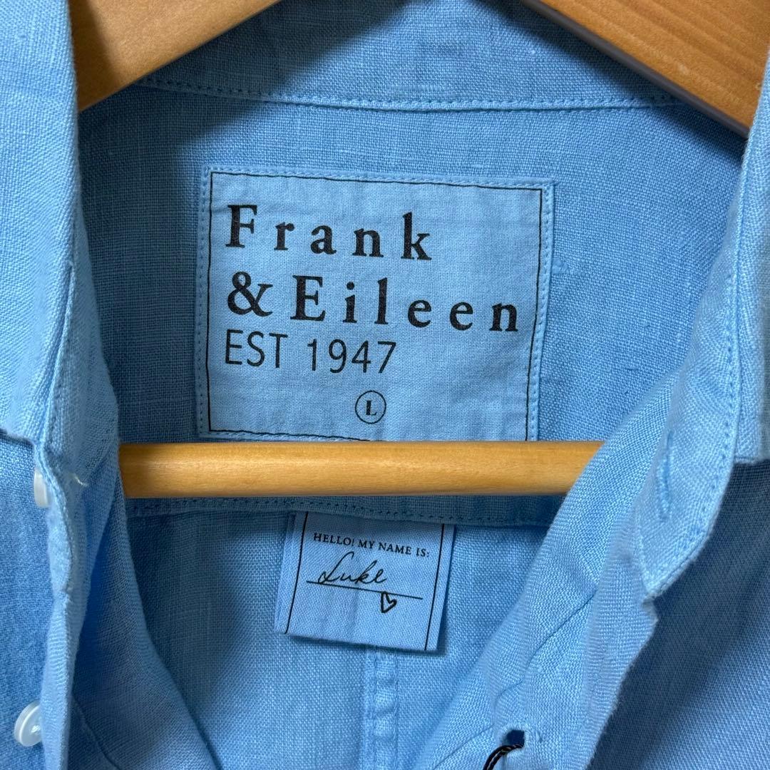 y*5様 Frank & Eileen フランク＆アイリーン リネンシャツ ブル
