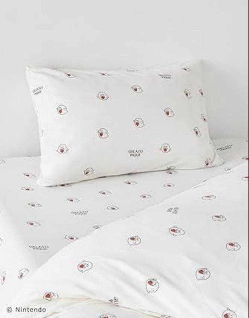 【値下げ不可】B ジェラートピケ マリオ 寝具 3点セット シングル