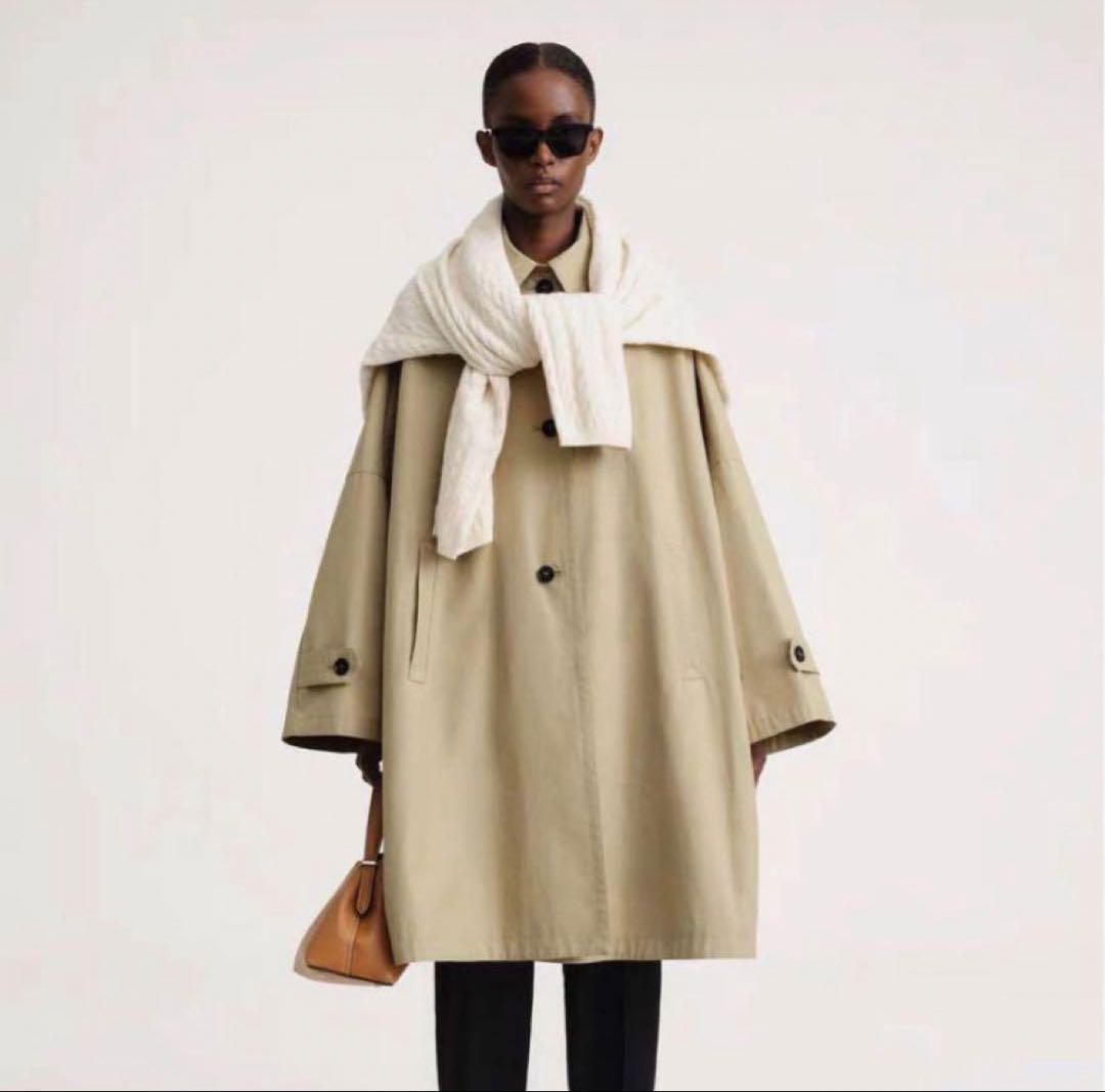 人気新作　Toteme トーテム チェスターコート ベージュ