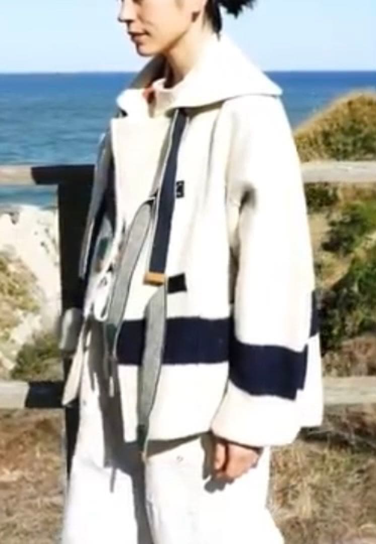 45R45rpm 縮絨のダッフルボレロ