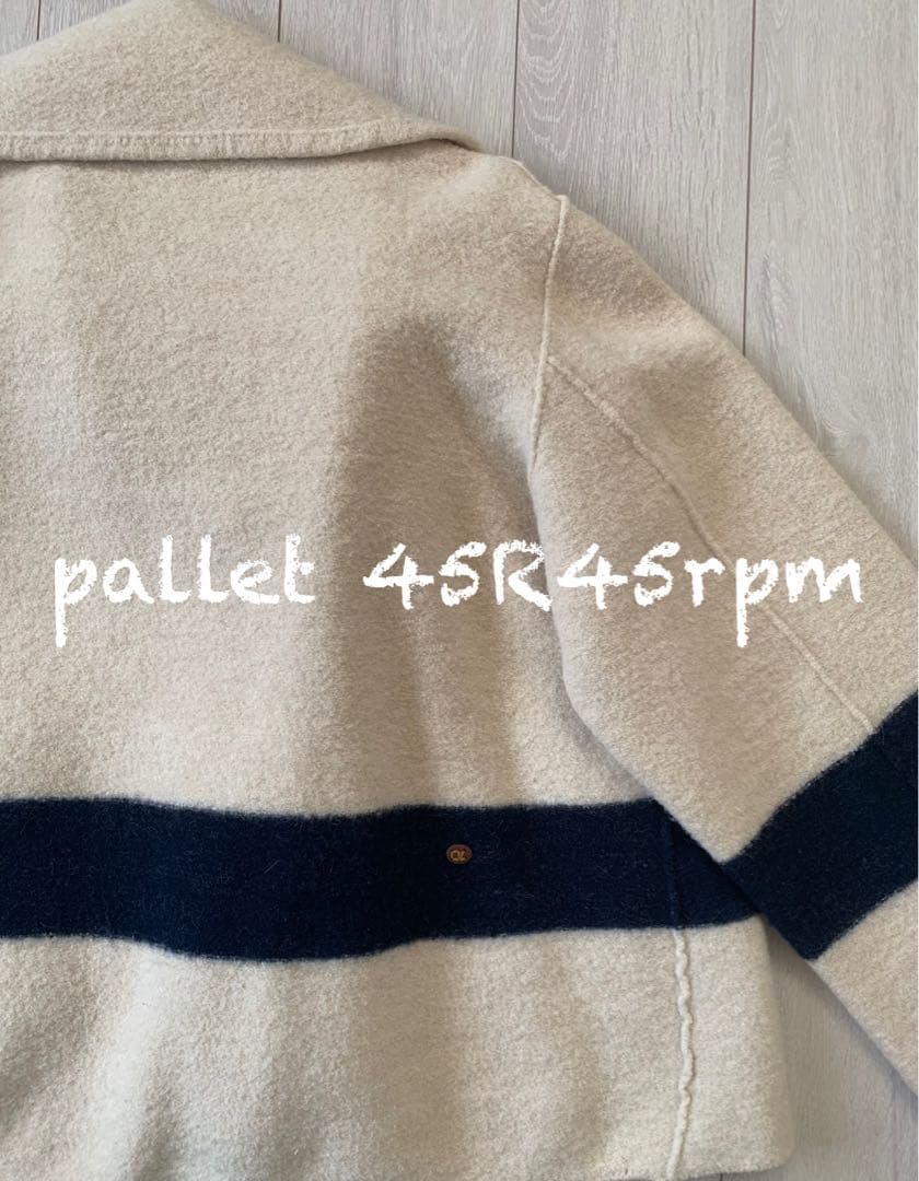 45R45rpm 縮絨のダッフルボレロ