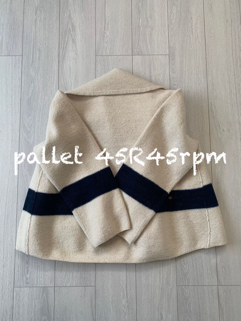 45R45rpm 縮絨のダッフルボレロ